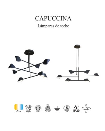 CAPUCCINA * LÁMPARA LED 55W
